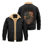 U.S Veteran Rider Cargo Fleece Jacket