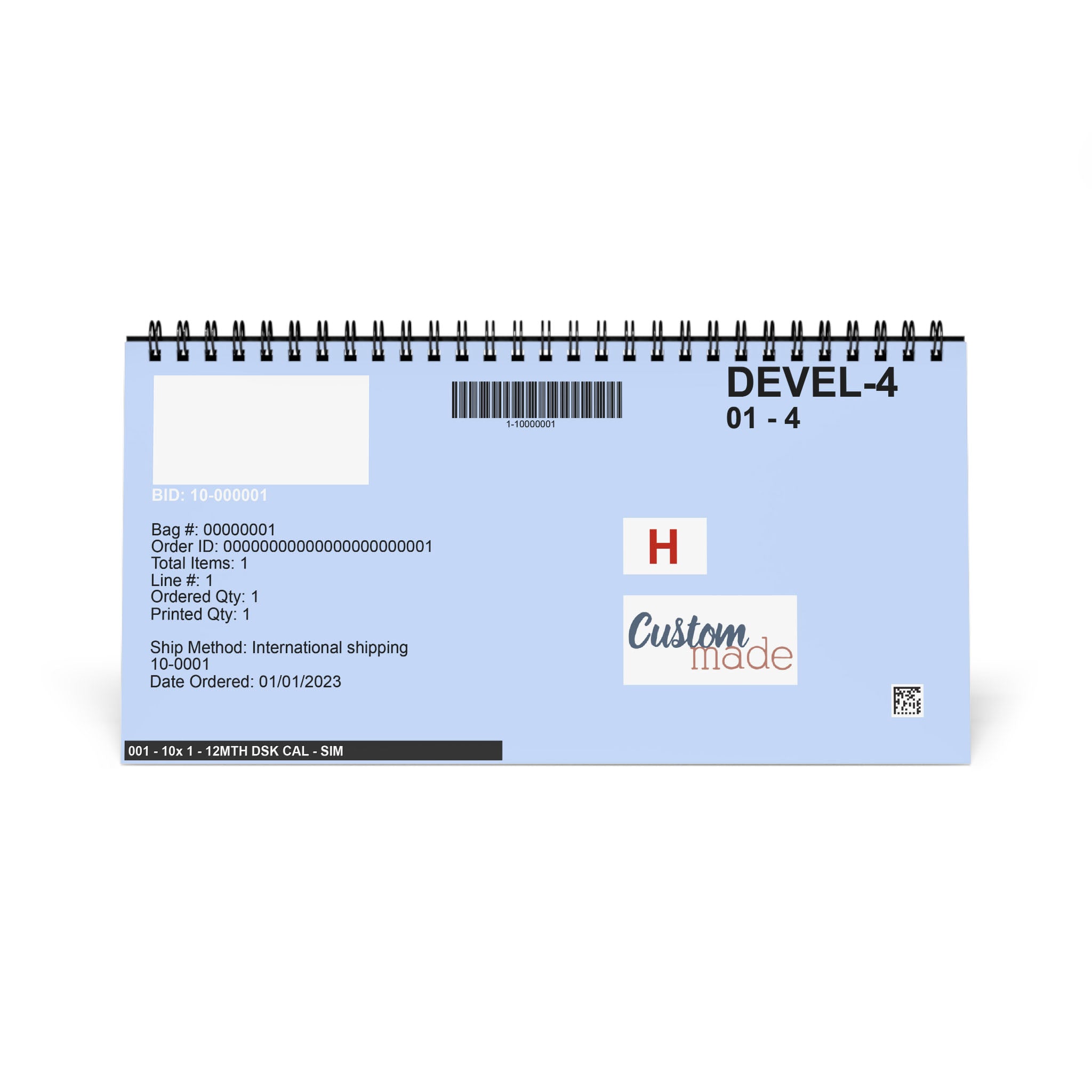 The Time Vibes Desk Calendar