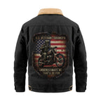 U.S Veteran Grandpa Cargo Fleece Jacket