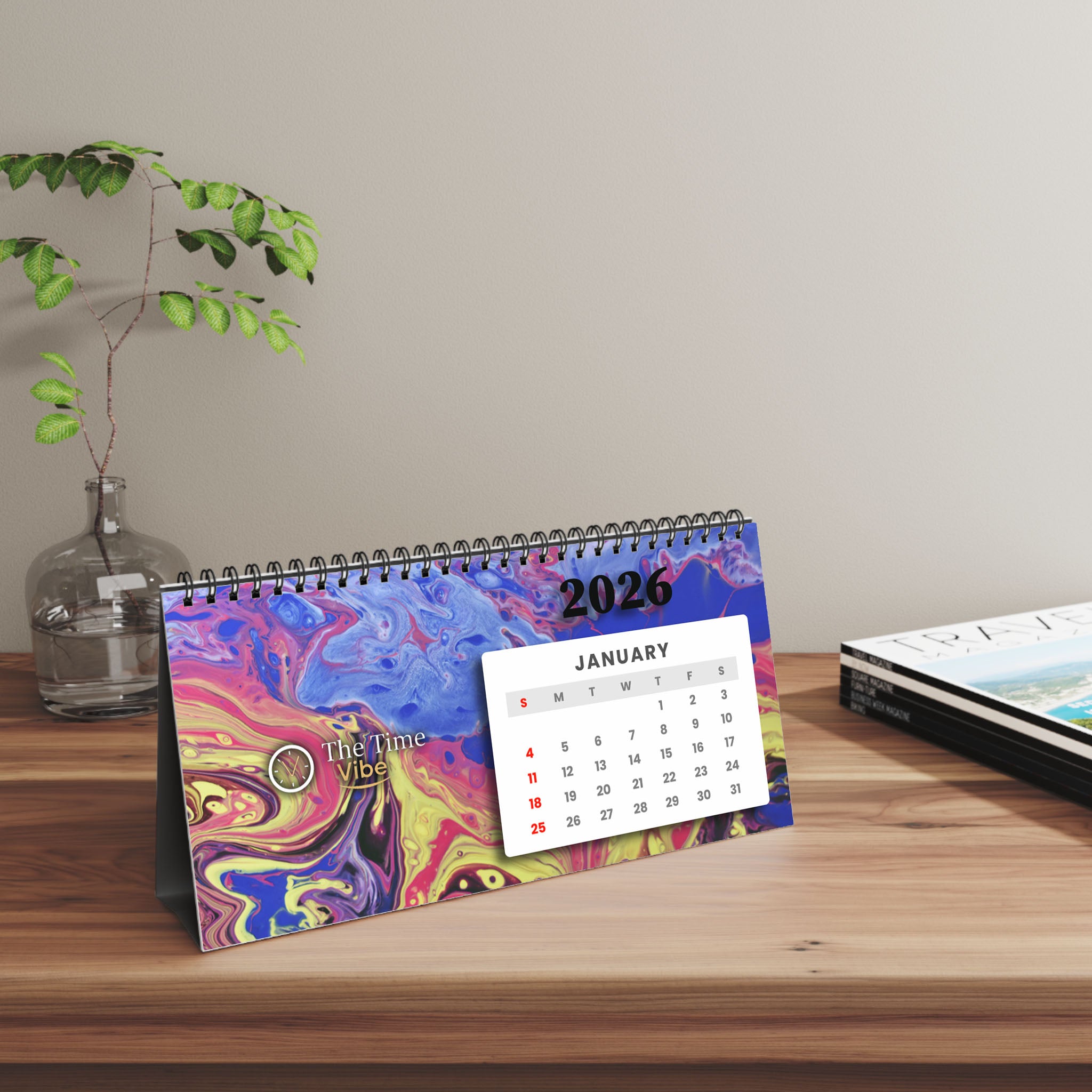 The Time Vibes Desk Calendar