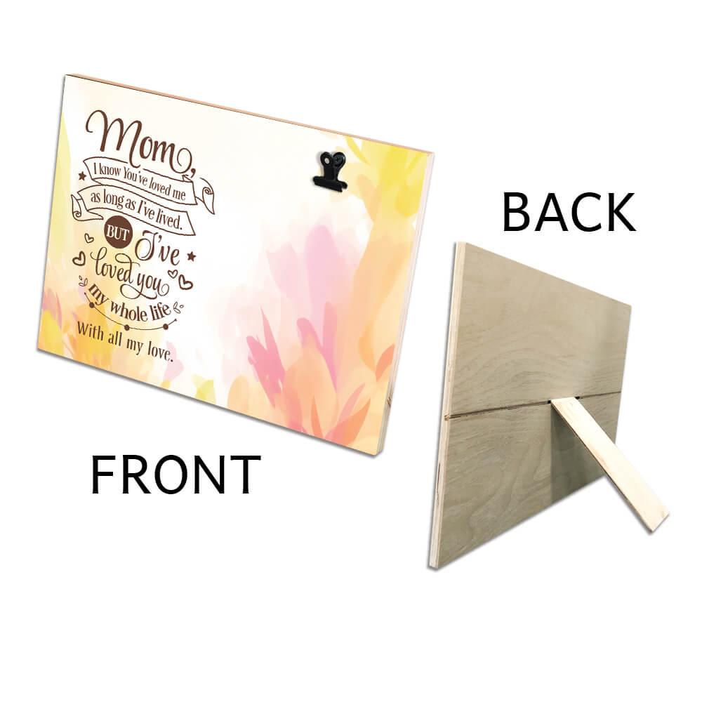 Love Mom My Whole Life Photo Clip