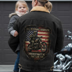 U.S Veteran Grandpa Cargo Fleece Jacket