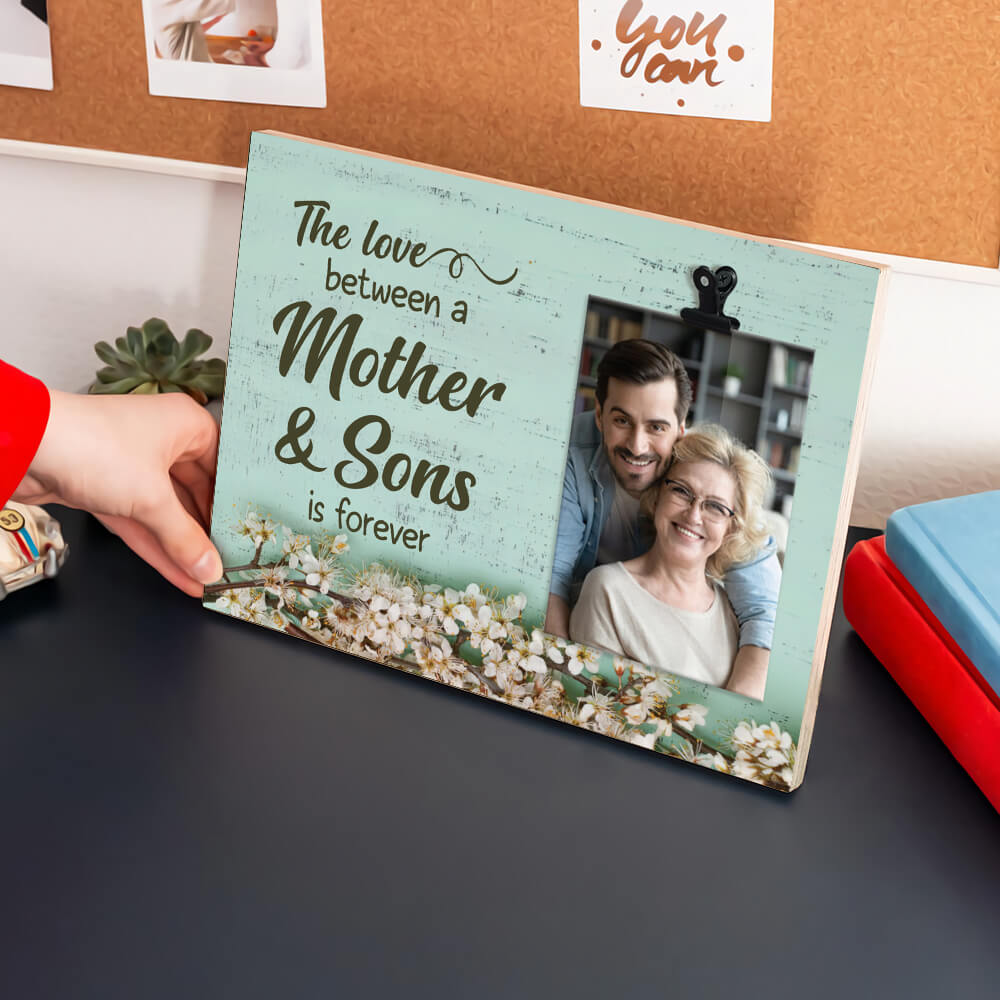 Mom & Son Photo Clip