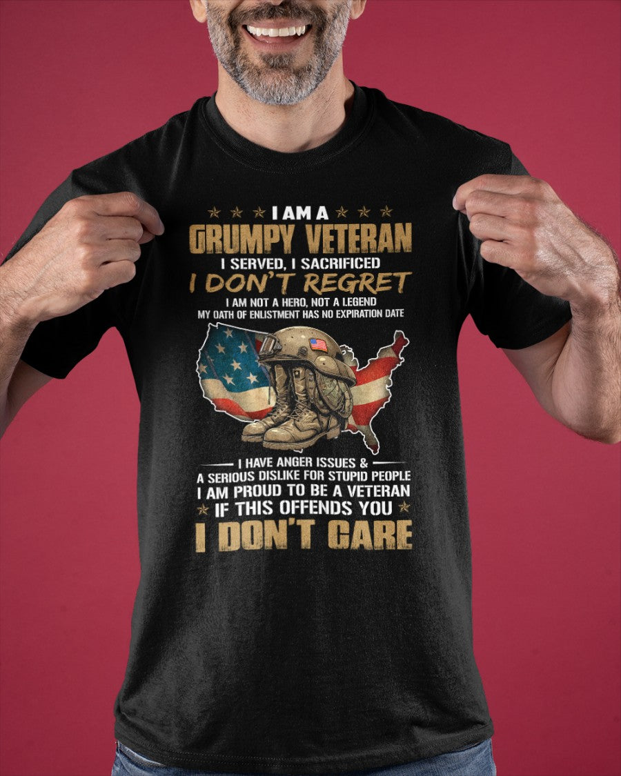 I Am A Grumpy Veteran T-Shirt
