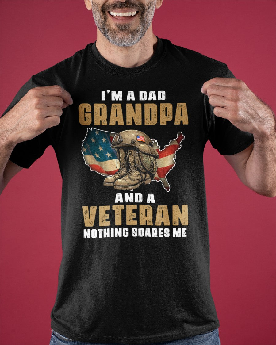 Veteran Nothing Scares Me T-Shirt