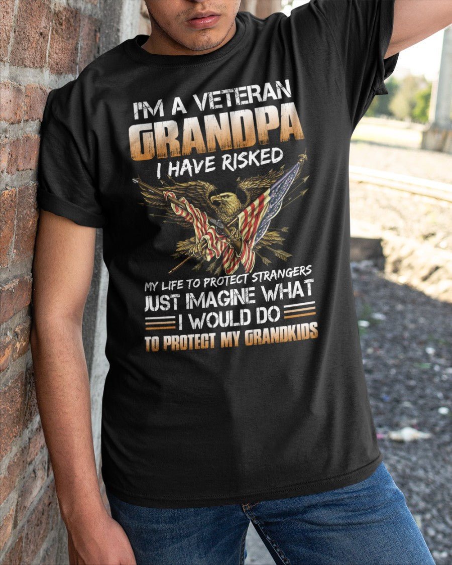 I'm A Veteran Grandpa T-Shirt