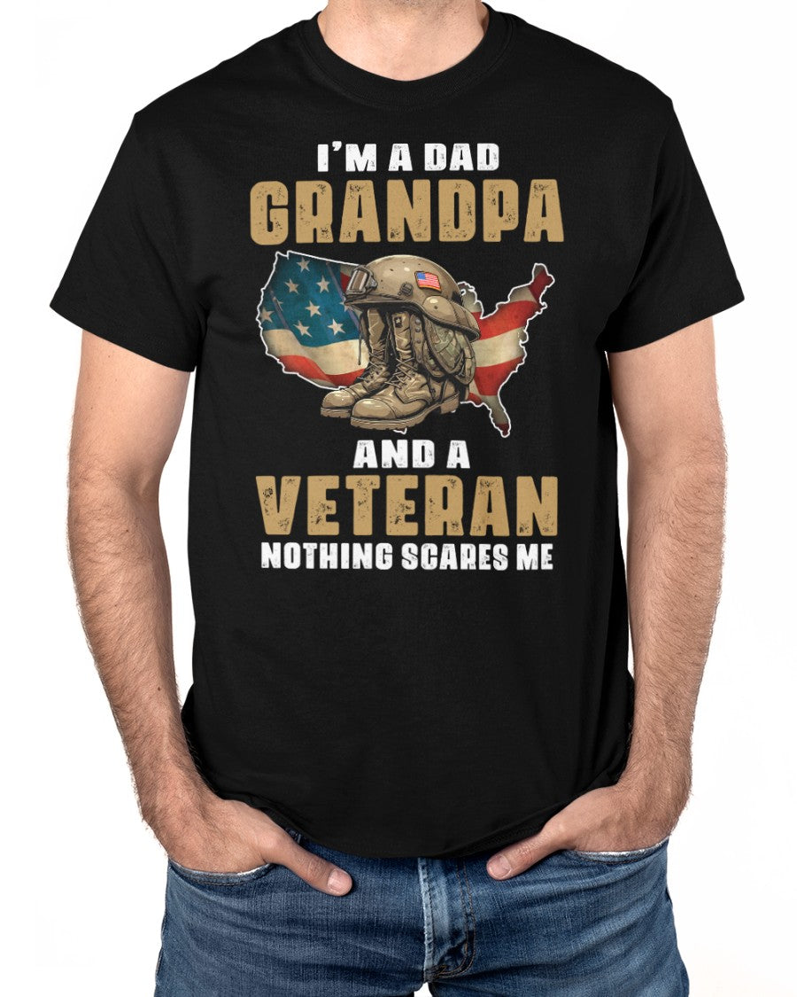Veteran Nothing Scares Me T-Shirt