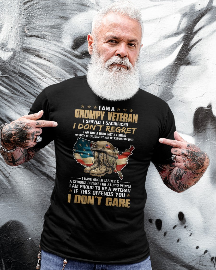 I Am A Grumpy Veteran T-Shirt
