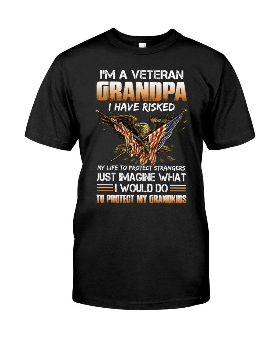 I'm A Veteran Grandpa T-Shirt