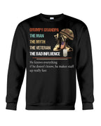 Grumpy Grandpa He Knows Everything Sweatshirt