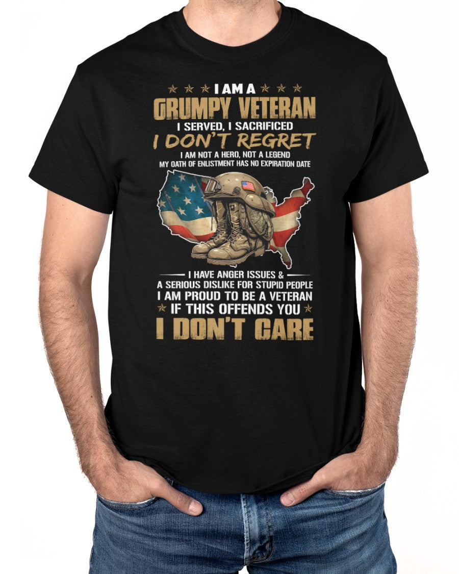 I Am A Grumpy Veteran T-Shirt