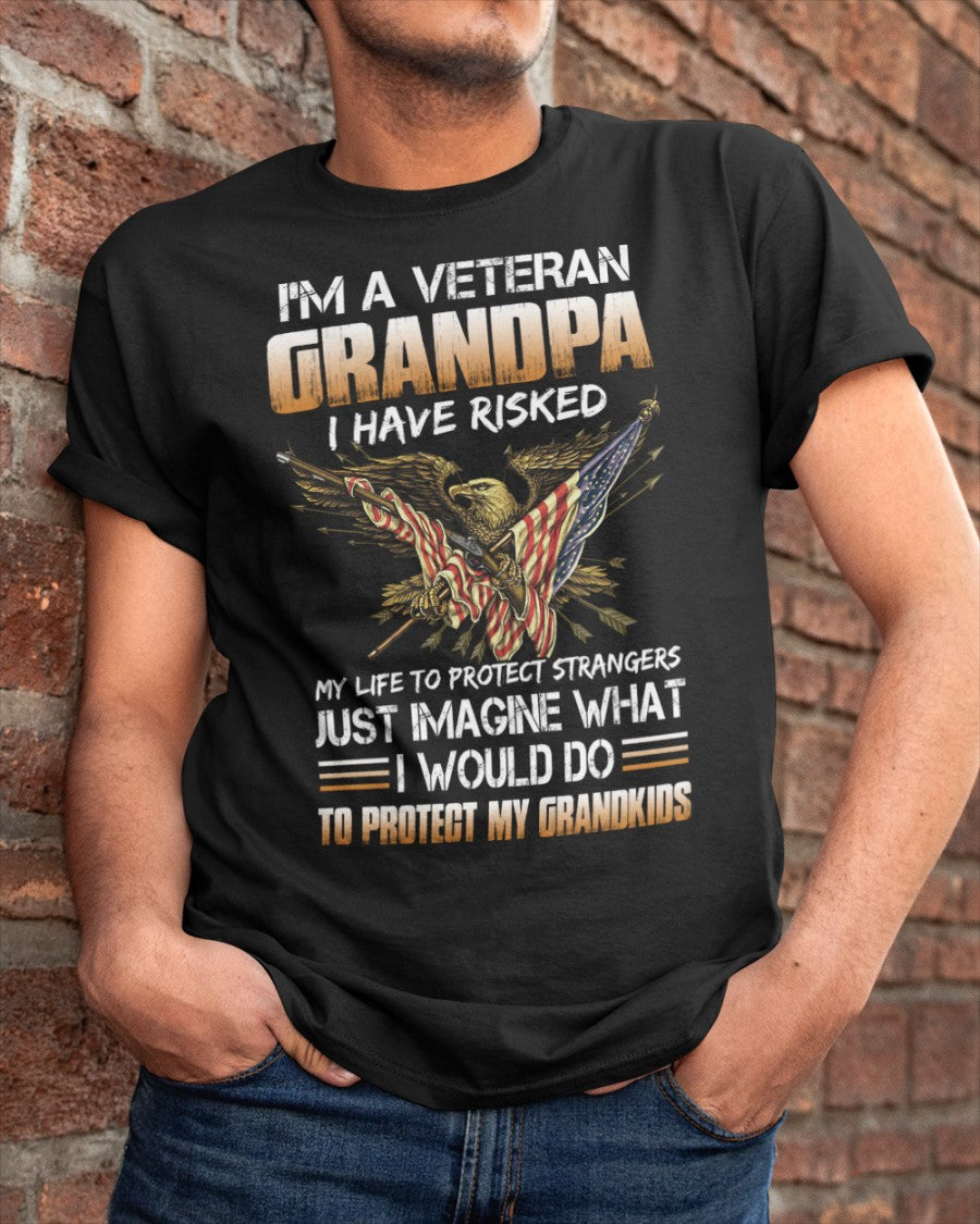 I'm A Veteran Grandpa T-Shirt