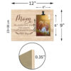 Mother's Day Gift From Son Always Be Your Little Boy Rustic Wooden Photo Clip Frame - Image 2