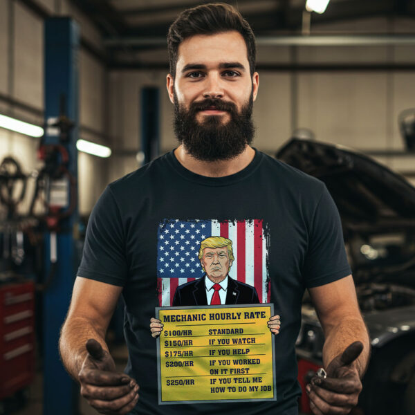 Mechanic Hourly Rate T-Shirt - Image 2